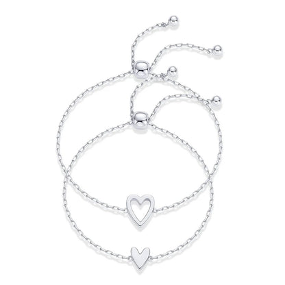 Matching Heart Bracelets