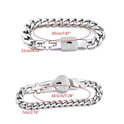 Matching Lock Bracelets