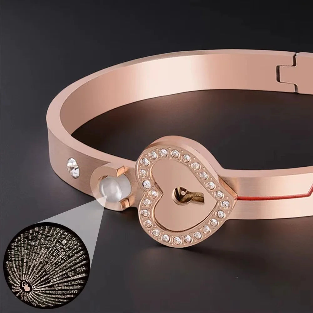 Matching Lock Bracelet & Necklace