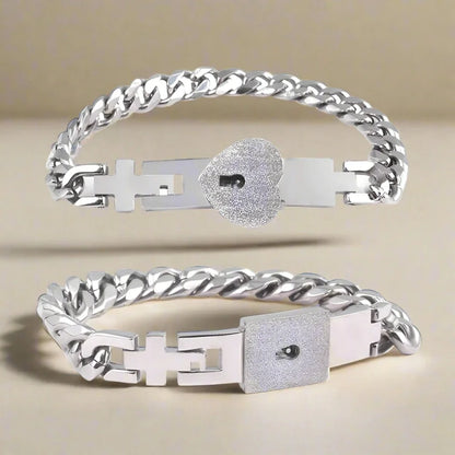 Matching Lock Bracelets